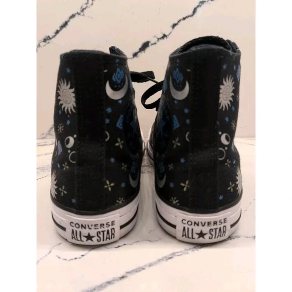 Converse Chuck Taylor All Star Celestial High-Top Sneaker Womens 7.5 Blk A12041F - Picture 6 of 9